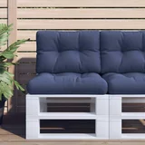 Jastuk Blazina za kavč iz palet mornarsko modra 60x40x12 cm blago