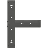  Noge za barski stol T-oblika 2 kom antracit 50x35x(100-101) cm čelik | shoptok.hr