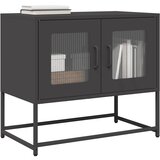 Maison Chic TV omarica - TV enota - Televizijska omarica črna 68x39x60,5 cm Hladno valjano jeklo, (21698977) | Shoptok.si