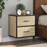 vidaXL Stenska nočna omarica 2 kosa sonoma hrast 40x31x39,5 cm Cene