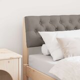  Tapecirani uzglavlje Sivo-smeđa 75 cm Čvrsto borovo drvo | Eponuda.com