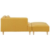 Bessagi Home počivalnik fanny, rumena, s taburejem | Shoptok.si
