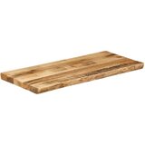 Stolna ploča sa živi rub 90x40x2,5 cm masivno grubo drvo manga | shoptok.hr