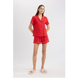 Defacto Fall In Love Regular Fit Short Sleeve Pajama Set with Shorts | ePonuda.com