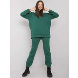 Fashion Hunters Dark green tracksuit with pants | shoptok.hr