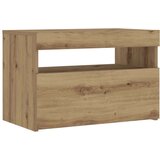 vidaXL Nočna omarica z LED lučkami Artisan hrast 60x35x40 cm inženirski les, (5000298665) | Shoptok.si