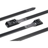 Hellermann Tyton Vezice za kabele 275 mm crne boje izdržljive, UV-stabilno, temperaturno stabilan, za višekratnu upotrebu 112-275 Cijene
