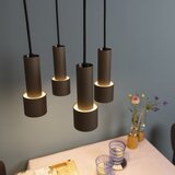 Brilliant Luster na sajli CADIZ 4xGU10/10W/230V Ø 35 cm bronzan | Eponuda.com