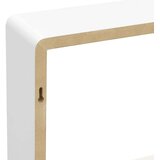 vidaXL Stenske police kocke 3 kosi bele MDF, (20810678) | Shoptok.si