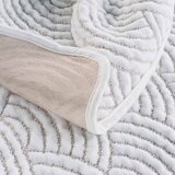 Douceur d intérieur Bel/bež komplet pregrinjala in prevleke za vzglavnik iz jerseyja 240x260 cm Cassandra – | Shoptok.si