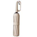 INF Samodejni zložljiv dežnik 120 reber z ročajem v obliki kljuke, UPF50+ Beige, (5000214675) Cene