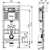 Tece 9.400.414 base podometni splakovalnik s tipko now | Shoptok.si