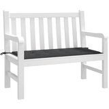  Jastuk za vrtnu klupu crni 120x50x4 cm od tkanine Oxford | shoptok.hr