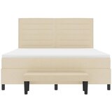  Krevet s opruga kutije s jastukom Krema 180 x 200 cm tkanina | shoptok.hr