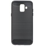  Gumijasti / gel etui Carbon za Samsung Galaxy J6 (2018) - črni | Shoptok.si