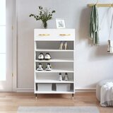 Shumee Omarica za čevlje bela 60x35x105 cm inženirski les, (20795994) | Shoptok.si