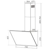 RESPEKTA Kuhinjska Napa Lora, 80cm | Shoptok.si