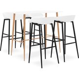  5-dijelni barski set bijeli Cijene