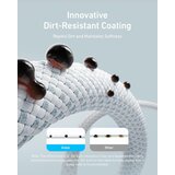 Anker Zolo USB tip-C kabl M/M 1.8m, za Apple, super brzo punjenje 240W/480Mbps, pleteni, crni | ePonuda.com