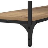  Konzolna stolica s policom Umjetnički hrast 100 x 30 x 75 cm | shoptok.hr