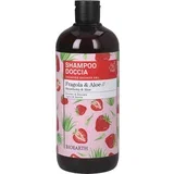 2 v 1 šampon in gel za tuširanje z jagodo in aloe vero - 500 ml