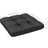  Vrtna sedežna garnitura 11-delna z antracit blazinami borovina, (20598057) | Shoptok.si