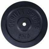 Gorilla Sports teg od livenog gvožđa (5 kg Cene