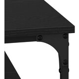 vidaXL Kava Stol Crni hrast 80 x 80 x 40 cm Konstruirano drvo | shoptok.hr