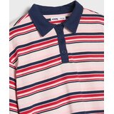 Sinsay Pamučna Prugasta Polo Majica Dugih Rukava | shoptok.hr