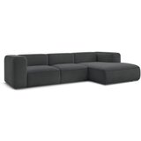 Bobochic Paris Tamno siva kutna garnitura od bouclé tkanine (s desnim kutom) Zephyr – | shoptok.hr