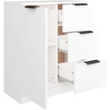 Komoda bijela 60x30x70 cm od konstruiranog drva | shoptok.hr