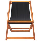  Sklopive stolice 2 kom. Crna tkanina | shoptok.hr