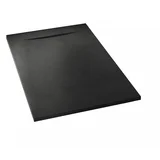 Sanotechnik Tuš kada (D x Š x V: 100 x 80 x 2,6 cm, Plastika, Crna)