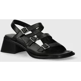 Vagabond Shoemakers Usnjeni sandali INES črna barva, 5711-001-20