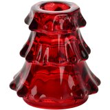 Mondex svečnik steklo Santa Lila 7x7,5cm rdeč 1kos, (5000349970) Cene