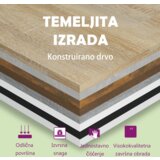 vidaXL ormarić za knjige / pregrada boja hrasta 80x24x155 cm iverica | shoptok.hr