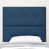  Naslon za glavu s gumbima Plavi 80 cm Tkanina | shoptok.hr