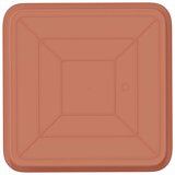  Kvadraten cvetlični pladenj 24 pcs Kamnito rdeča, (5000207774) | Shoptok.si