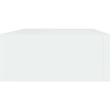 vidaXL Zidna polica s ladicom bijela 40 x 23,5 x 10 cm MDF | shoptok.hr