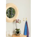 Hübsch Zidno ogledalo s okvirom od bambusa ø 60 cm Blush – | shoptok.hr