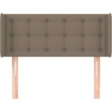  Vzglavje z ušesi taupe 103x16x78/88 cm blago, (20737578) | Shoptok.si