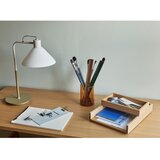 Hübsch Bijela stolna lampa sa staklenim sjenilom (visina 44 cm) Spot – | shoptok.hr