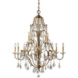 Elstead Lighting Elstead Valentina Večstopenjski lestenec z 12 lučmi, oksidiran bron, (22099682) | Shoptok.si