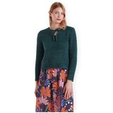 Compania Fantastica Puloverji COMPAÑIA FANTÁSTICA Knit 10318 - Green Zelena Cene