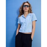 Sinsay Pamučna košulja s kratkim rukavima | shoptok.hr