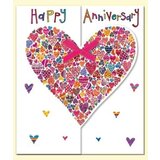 Rachel Ellen Designs čestitka happy anniversary heart of hearts Cene