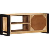 vidaXL TV omarica 80x30x35 cm Masivni neobdelan les Mango | Shoptok.si