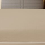  Plahta s gumicom od žerseja smeđesiva 160x200 cm pamučna | shoptok.hr