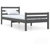  Za krevet od masivnog drva sivi 100 x 200 cm | shoptok.hr