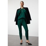 Trendyol Emerald Green Corded Trousers Knitwear Bottom-Top Set Cene